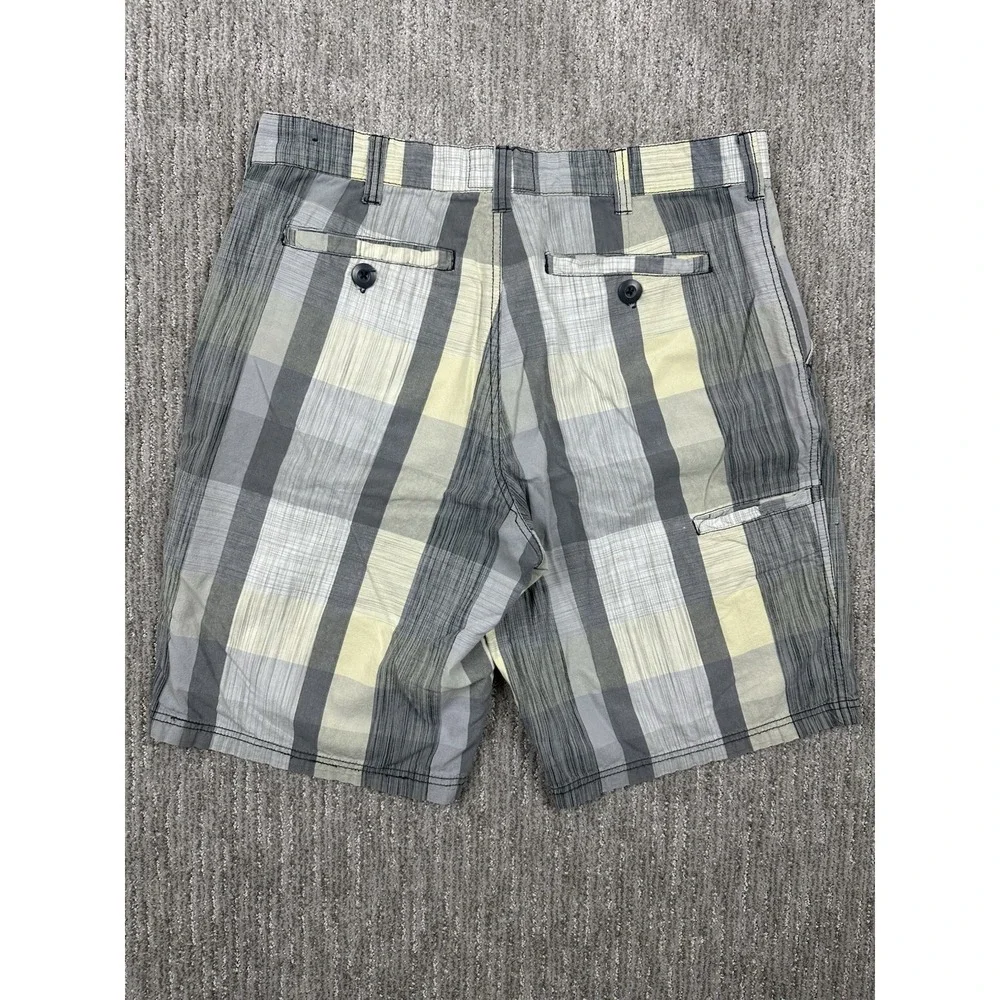 Vtg 90s Ocean Pacific Chino Shorts Men's 36 Multi Color Plaid Shorts Beach Y2K